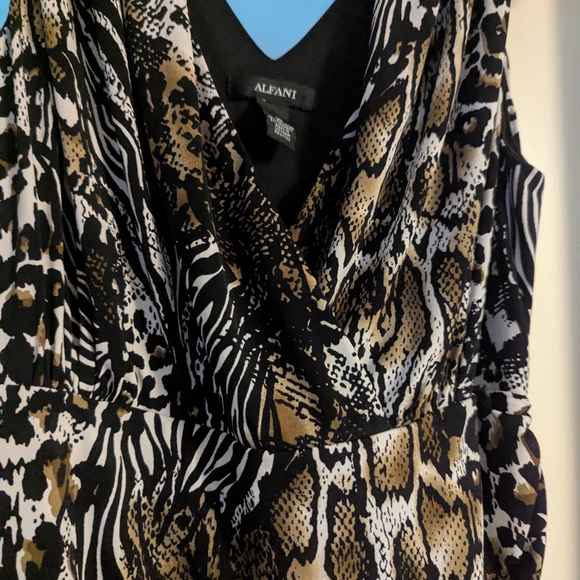 Alfani Dresses & Skirts - Alfani Leopard Sleeveless Dress